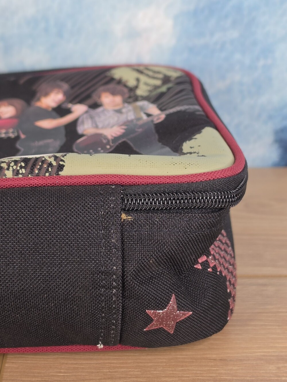 Disney Camp Rock Jonas Brothers Demi Lovato Zipper Closure Lunch Bag Y2K - Picture 11 of 16